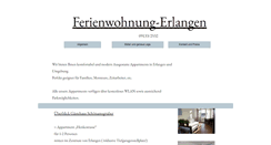 Desktop Screenshot of ferienwohnung-erlangen.com